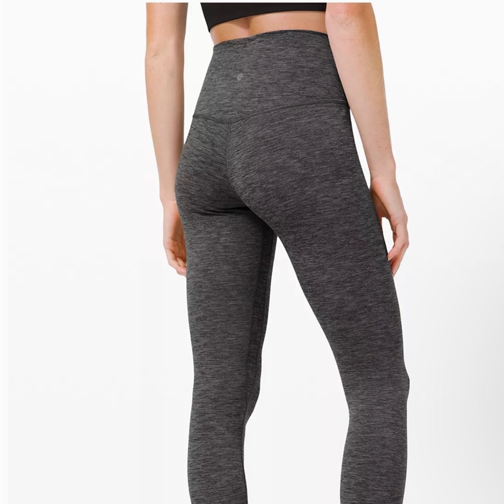 Lulu Lemon Align Leggings (heathered black)